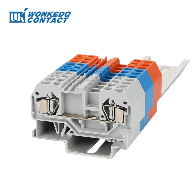 Terminal Block 281-901 Connector DIN Rail Mount Spring Cage Connection Wire conductor 2 Conductor through 10pcs
Terminal Block 281-901 Connector DIN Rail Mount Spring Cage Connection Wire conductor 2 Conductor through 10pcs