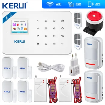 Kerui W18 Wireless WIFI GSM IOS Android APP Control Home Security Burglar Alarm System Smart Water Leak Detector
Kerui W18 Wireless WIFI GSM IOS Android APP Control Home Security Burglar Alarm System Smart Water Leak Detector