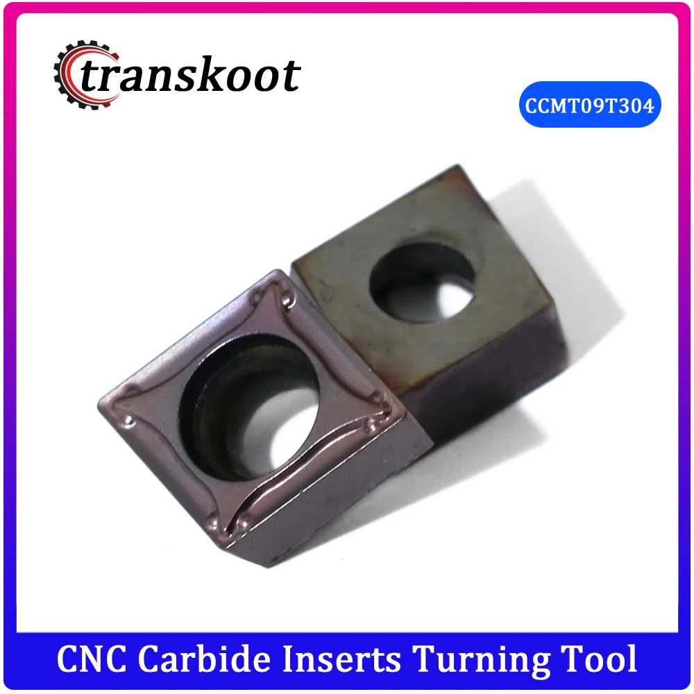 CCMT09T304MU CT305 карбидные вставки внутренний токарный инструмент CCMT 09T304 торцевые