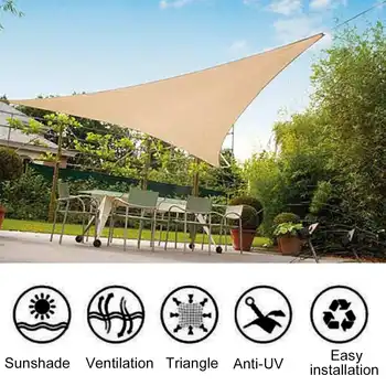 Anti-UV Triangle Rectangle Shade Sail Garden Terrace Canopy Swimming Sun Shade Outdoor Camping Yard Sail Awnings Mesh
Anti-UV Triangle Rectangle Shade Sail Garden Terrace Canopy Swimming Sun Shade Outdoor Camping Yard Sail Awnings Mesh