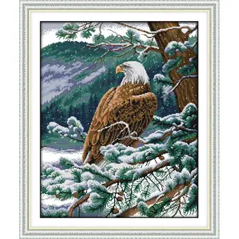 Joy Sunday An Overlooking Eagle Embroidery Packs Cross Stitch Kits Counting Patterns DIY 11&14CT DMC Needlework Sets Handicraft
Joy Sunday An Overlooking Eagle Embroidery Packs Cross Stitch Kits Counting Patterns DIY 11&14CT DMC Needlework Sets Handicraft