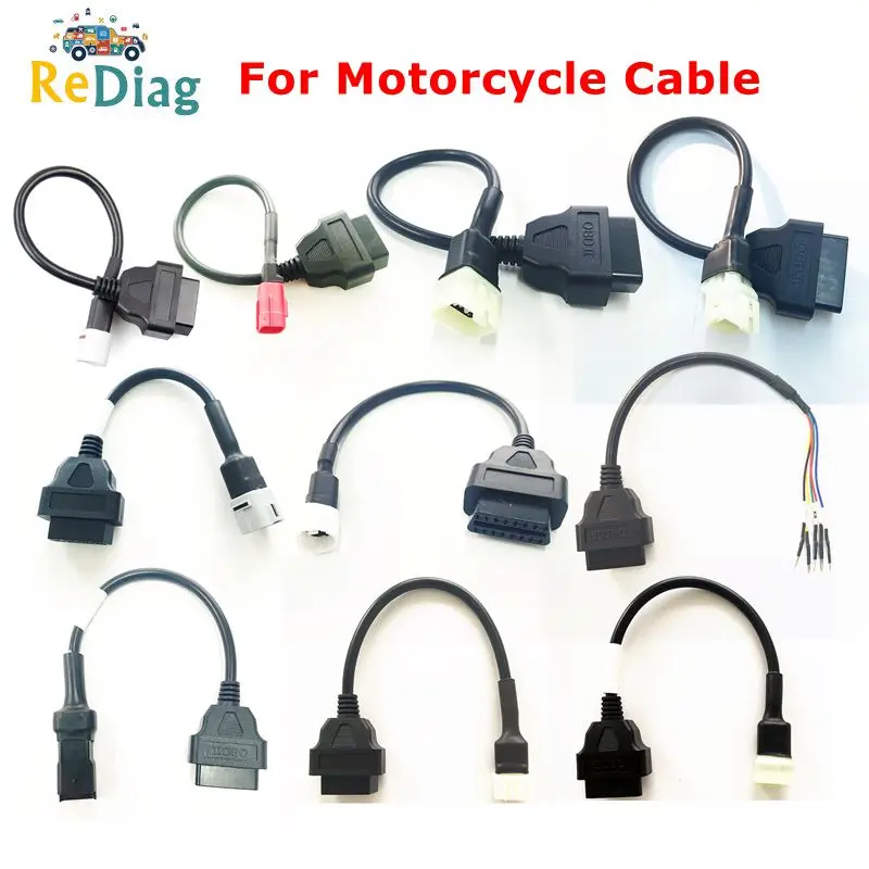 OBD2 Connector Cable for Motorcycle For YAMAHA 3pin 4pin For Ducati/SUZUKI/Kawasaki 6pin For HONDA/Delphi 4 PIN 6 PIN
OBD2 Connector Cable for Motorcycle For YAMAHA 3pin 4pin For Ducati/SUZUKI/Kawasaki 6pin For HONDA/Delphi 4 PIN 6 PIN