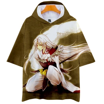 Inuyasha hoodies t shirt short-sleeved hooded T-shirt unisex couple Leisure Print Novelty Top Luxury Harajuku
Inuyasha hoodies t shirt short-sleeved hooded T-shirt unisex couple Leisure Print Novelty Top Luxury Harajuku