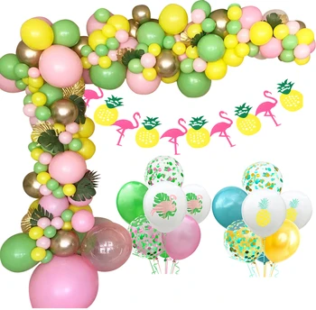 Flamingo Hawaiian Banner Flamingo Pineapple Turtle Leaf Balloon Arch Beach Summer Tropical Birthday Party Decoration
Flamingo Hawaiian Banner Flamingo Pineapple Turtle Leaf Balloon Arch Beach Summer Tropical Birthday Party Decoration