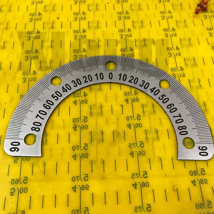 Outer Diameter:185 Mm Mid-Point Semi-Circular Dial Stainless Steel Accessories Perforated Angle Disk Disc Accessories 185#120#2
Outer Diameter:185 Mm Mid-Point Semi-Circular Dial Stainless Steel Accessories Perforated Angle Disk Disc Accessories 185#120#2