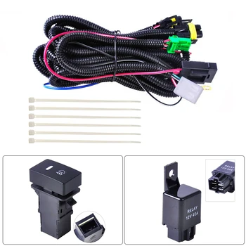 H11 Fog Light Wiring Harness Sockets Wire and Switch with LED indicators AT Relay For Ford Focus For Nissan For Honda
H11 Fog Light Wiring Harness Sockets Wire and Switch with LED indicators AT Relay For Ford Focus For Nissan For Honda