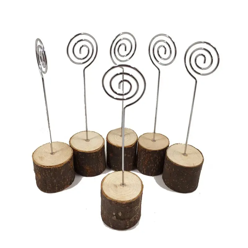 6 Pcs Retro Card Clips Cartoon Wooden Base Tree Stump Photo Clips Memo Holders For Wedding Hotel Restaurant Stump Card Holder
6 Pcs Retro Card Clips Cartoon Wooden Base Tree Stump Photo Clips Memo Holders For Wedding Hotel Restaurant Stump Card Holder