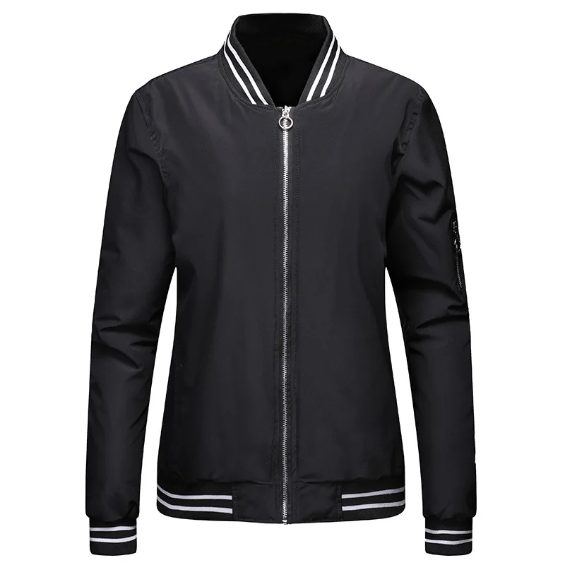 Women's Coat Women's Jacket Baseball Uniform European And American-Style Plate Loose And Plus-sized-
Women's Coat Women's Jacket Baseball Uniform European And American-Style Plate Loose And Plus-sized-