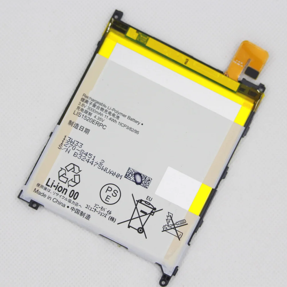 ISUNOO 5pcs/lot LIS1520ERPC 3000mAh Battery For Sony Xperia Z Ultra XL39 XL39H C6802 C6806 C6833
ISUNOO 5pcs/lot LIS1520ERPC 3000mAh Battery For Sony Xperia Z Ultra XL39 XL39H C6802 C6806 C6833