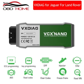 OBD2 Car accessories Vxdiag VCX NANO For JLR SDD v154 Wifi code scanner programming For Jaguar Diagnostic tools For Land Rover
OBD2 Car accessories Vxdiag VCX NANO For JLR SDD v154 Wifi code scanner programming For Jaguar Diagnostic tools For Land Rover