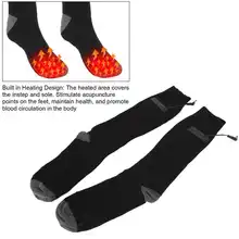 Heated Socks Winter Thermal Socks Washable USB Powered Socks Comfortable and Durable Black Gray for Man and Woman
Heated Socks Winter Thermal Socks Washable USB Powered Socks Comfortable and Durable Black Gray for Man and Woman