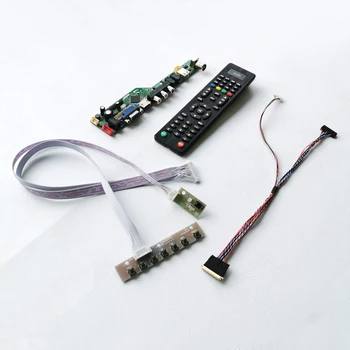 Fit LP156WH3 series VGA+HDMI+Audio+USB+RF+Remote WLED 40-Pin LVDS 15.6" 1366*768 laptops panel screen controller drive board kit
Fit LP156WH3 series VGA+HDMI+Audio+USB+RF+Remote WLED 40-Pin LVDS 15.6" 1366*768 laptops panel screen controller drive board kit