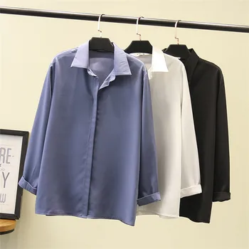 Plus Fat Increase Code Women's Wear 200 Jin Foreign Style Cover Belly Top Fat Mm Leisure Temperament Occupation Shirt 9006
Plus Fat Increase Code Women's Wear 200 Jin Foreign Style Cover Belly Top Fat Mm Leisure Temperament Occupation Shirt 9006