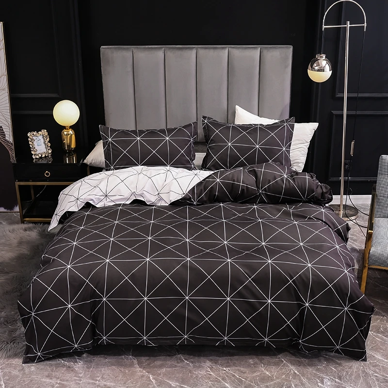 Plaid Feather Duvet Cover Set Simple Nordic Bedding Set 3pc 220x240 Single Double Queen King Size Modern Bedclothes No Bed Sheet
Plaid Feather Duvet Cover Set Simple Nordic Bedding Set 3pc 220x240 Single Double Queen King Size Modern Bedclothes No Bed Sheet