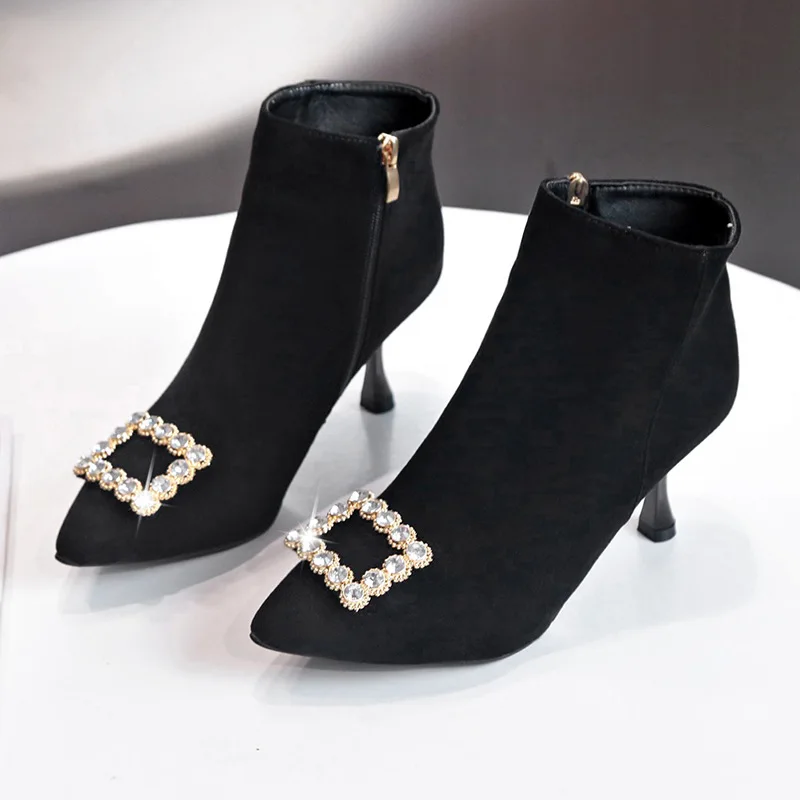 Online Celebrity Martin Boots Women's 2019 Autumn New Style British Style Versatile Thin Heeled Ankle Boots Man-made Diamond Thi
Online Celebrity Martin Boots Women's 2019 Autumn New Style British Style Versatile Thin Heeled Ankle Boots Man-made Diamond Thi