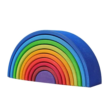 10Pcs Wooden Rainbow Blocks Toys Assembly Building Blocks For Kid Rainbow Building Blocks Montessori Educational Wooden Toy
10Pcs Wooden Rainbow Blocks Toys Assembly Building Blocks For Kid Rainbow Building Blocks Montessori Educational Wooden Toy