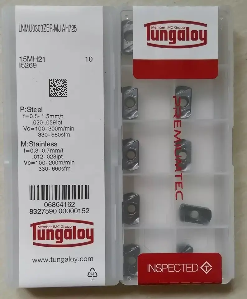200PCS LNMU0303ZER-MJ AH725 Tungaloy Cutting tool CNC carbide milling inserts
200PCS LNMU0303ZER-MJ AH725 Tungaloy Cutting tool CNC carbide milling inserts