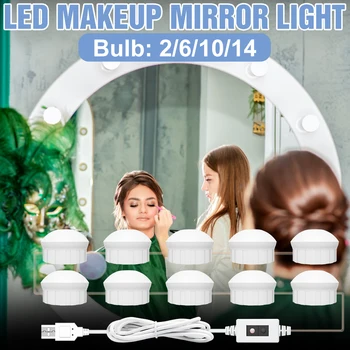 12V Cosmetic Light LED Wall Lamp Vanity Mirror Bulb USB Smart Hand Sweep Sensor Bulbs LED Dimming Makeup Lights Dressing Table
12V Cosmetic Light LED Wall Lamp Vanity Mirror Bulb USB Smart Hand Sweep Sensor Bulbs LED Dimming Makeup Lights Dressing Table