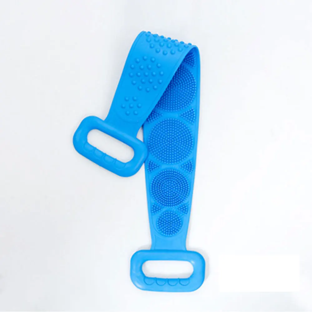 62cm/70cm Silicone Double-sided Bath Brush Towel Bath Skin Rubbing Shower Scrub Peeling Wash Rubbing Skin Back Mud Care Exfoliat
62cm/70cm Silicone Double-sided Bath Brush Towel Bath Skin Rubbing Shower Scrub Peeling Wash Rubbing Skin Back Mud Care Exfoliat