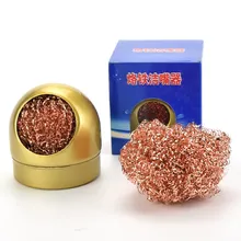 1Pcs Electric Soldering Iron Tip Cleaner Metal With Base Tin Removal Net Desoldering Iron Mesh Filter Tip Cleaning
1Pcs Electric Soldering Iron Tip Cleaner Metal With Base Tin Removal Net Desoldering Iron Mesh Filter Tip Cleaning