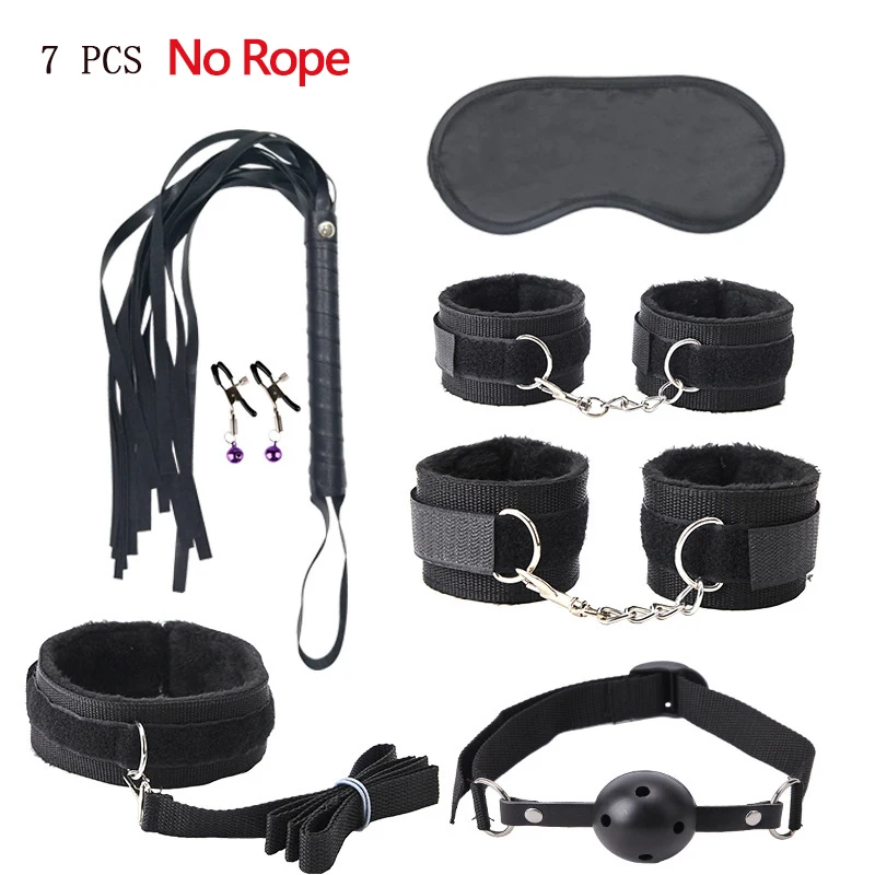 Набор БДСМ LoveToy Deluxe Bondage Kit с плеткой 3 предмета, черный SM1004 - LoveToy (Китай) - BDSM наборы - Купить