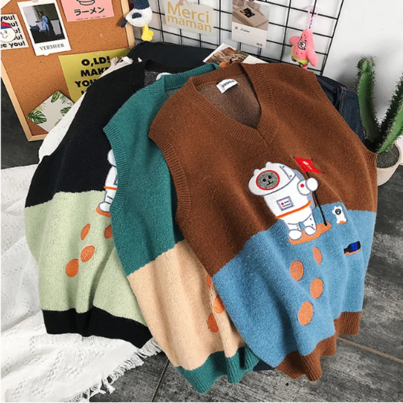 2020 Autumn New Men's Color Pattern Vest Loose Fashion Casual Simple Sleeveless Sweater Size S-2xl
2020 Autumn New Men's Color Pattern Vest Loose Fashion Casual Simple Sleeveless Sweater Size S-2xl
