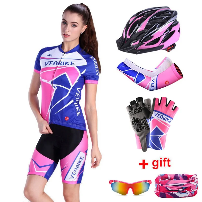 Women Cycling Jersey Set Pro Bicycle Clothing Mtb Mountain Bike Clothes Ladies Cycle Dress Summer Breathable Outdoor Sportswear
Women Cycling Jersey Set Pro Bicycle Clothing Mtb Mountain Bike Clothes Ladies Cycle Dress Summer Breathable Outdoor Sportswear