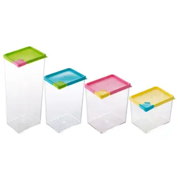 4PCS 530ml 800ml 1070ml 1620ml Food Box Food Bottles Jars Holder Food Keeper For Containing Kitchen Food
4PCS 530ml 800ml 1070ml 1620ml Food Box Food Bottles Jars Holder Food Keeper For Containing Kitchen Food