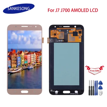 For SAMSUNG Galaxy J7 2015 J700 J700F J700M J700H AMOLED LCD Display Touch Screen Digitizer Assembly Black White Gold
For SAMSUNG Galaxy J7 2015 J700 J700F J700M J700H AMOLED LCD Display Touch Screen Digitizer Assembly Black White Gold