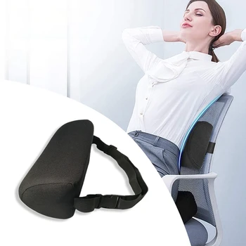 Upgraded Lumbar & Back Support Pillow, D Shape Lumbar Roll for Chair, Ergonomic Lower Back Cushion for Office Chair&Car
Upgraded Lumbar & Back Support Pillow, D Shape Lumbar Roll for Chair, Ergonomic Lower Back Cushion for Office Chair&Car