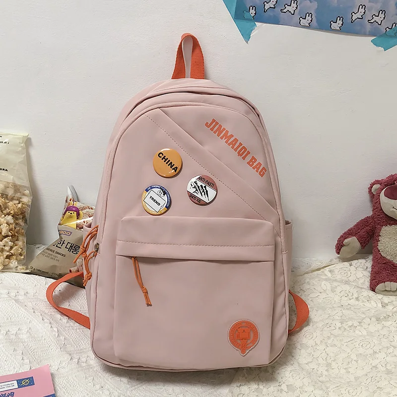 

Сумка для младшей и старшей школы, женский рюкзак в Корейском стиле для учеников Старшей школы с дизайном sense, светильник японский рюкзак для девочек