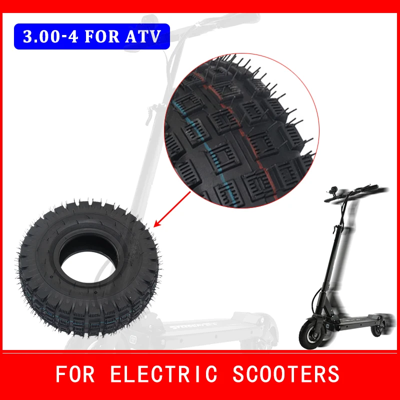 3.00-4 (10"x3", 260x85) Inner Outer Off-road Tyre for Knobby Scooter ATV and Go Kart Tire Tube Set Electric Scooters
3.00-4 (10"x3", 260x85) Inner Outer Off-road Tyre for Knobby Scooter ATV and Go Kart Tire Tube Set Electric Scooters
