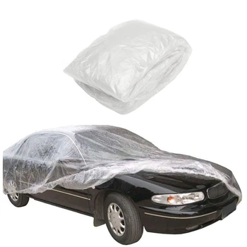 Car Cover Temporary Disposable Universal SUV Rain Dust Snow Plastic Protector
Car Cover Temporary Disposable Universal SUV Rain Dust Snow Plastic Protector