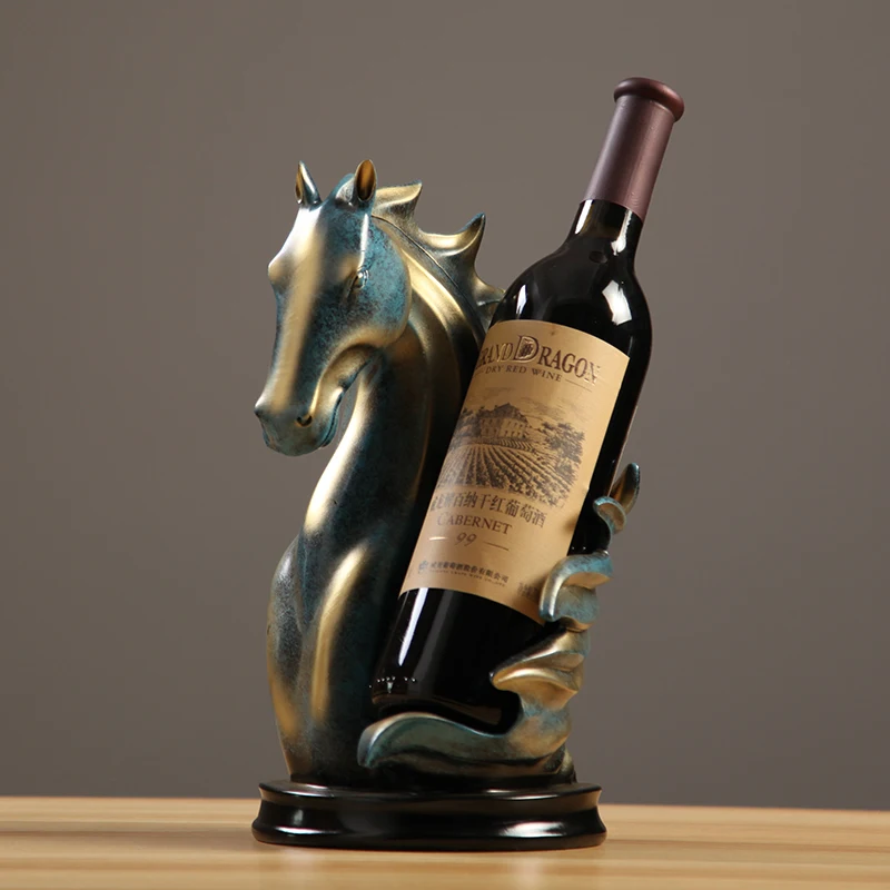 American and European Style Retro Creative Horse Head Wine Rack Wine Cabinet Decoration Nordic Simple Living Room Decoration
American and European Style Retro Creative Horse Head Wine Rack Wine Cabinet Decoration Nordic Simple Living Room Decoration