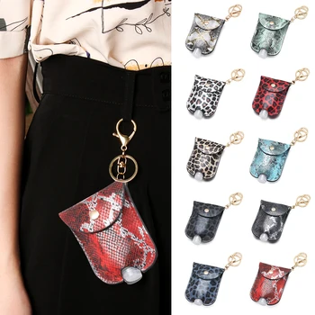 30ML Leopard Snakeskin Hand Sanitizer Bottled With Keychain Flip Cap Reusable Travel Refillable Bottles Soap Dispenser Container
30ML Leopard Snakeskin Hand Sanitizer Bottled With Keychain Flip Cap Reusable Travel Refillable Bottles Soap Dispenser Container