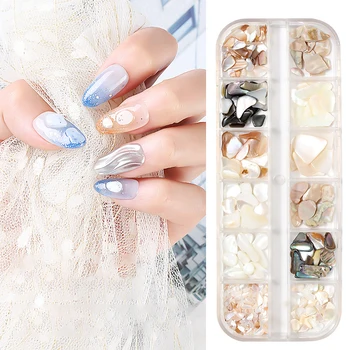 12 colors 3D Abalone Shell Irregular Nail Art Decorations UV Gel Flake Slider Nails Shimmer Pearl Jewelry Tips Manicure Polish
12 colors 3D Abalone Shell Irregular Nail Art Decorations UV Gel Flake Slider Nails Shimmer Pearl Jewelry Tips Manicure Polish