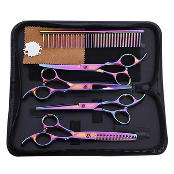 Pet Hair Scissors Set Dog Groomings Scissors Set Cutting Thinning Curved Shears Comb Kit
Pet Hair Scissors Set Dog Groomings Scissors Set Cutting Thinning Curved Shears Comb Kit