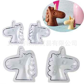 Unicorn Chocolate Mold Bakery Homemade DIY Cartoon Chocolate Model Mold Set Cake Tools 
Unicorn Chocolate Mold Bakery Homemade DIY Cartoon Chocolate Model Mold Set Cake Tools
