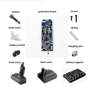 Battery Plastic Shell Case Kit for Dyson V8 PCB Charging Protection Circuit Board for Dyson V8 Vacuum Cleaner 21.6V Battery
Battery Plastic Shell Case Kit for Dyson V8 PCB Charging Protection Circuit Board for Dyson V8 Vacuum Cleaner 21.6V Battery