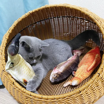 Electronic Catnip Fish Touch Control Funny Cat Toys Rechargeable Releasing Stress Toys for Cats Kitten Dogs Pet Products
Electronic Catnip Fish Touch Control Funny Cat Toys Rechargeable Releasing Stress Toys for Cats Kitten Dogs Pet Products