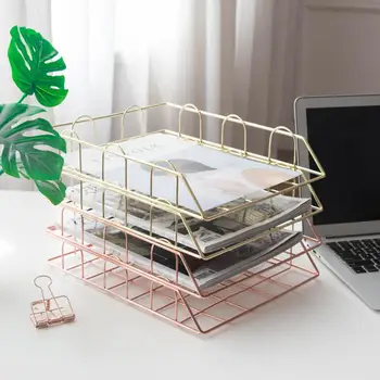 AIHOME Nordic Desktop Creative Layered File Holder Metal Wrought Iron Cute Simple A4 File Box Table Storage Information Rack
AIHOME Nordic Desktop Creative Layered File Holder Metal Wrought Iron Cute Simple A4 File Box Table Storage Information Rack