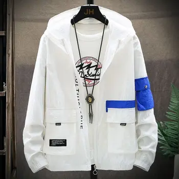 Sun protection clothing men 2020 summer skin ultra-thin breathable men's lightweight jacket sports windbreaker hip hop Sale gray
Sun protection clothing men 2020 summer skin ultra-thin breathable men's lightweight jacket sports windbreaker hip hop Sale gray