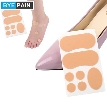 

14Pcs/2Set BYEPAIN Heel Blister Cushioned Bandages with Gel Guard Pads to Protect, Heal and Guard Skin from Rubbing Shoes