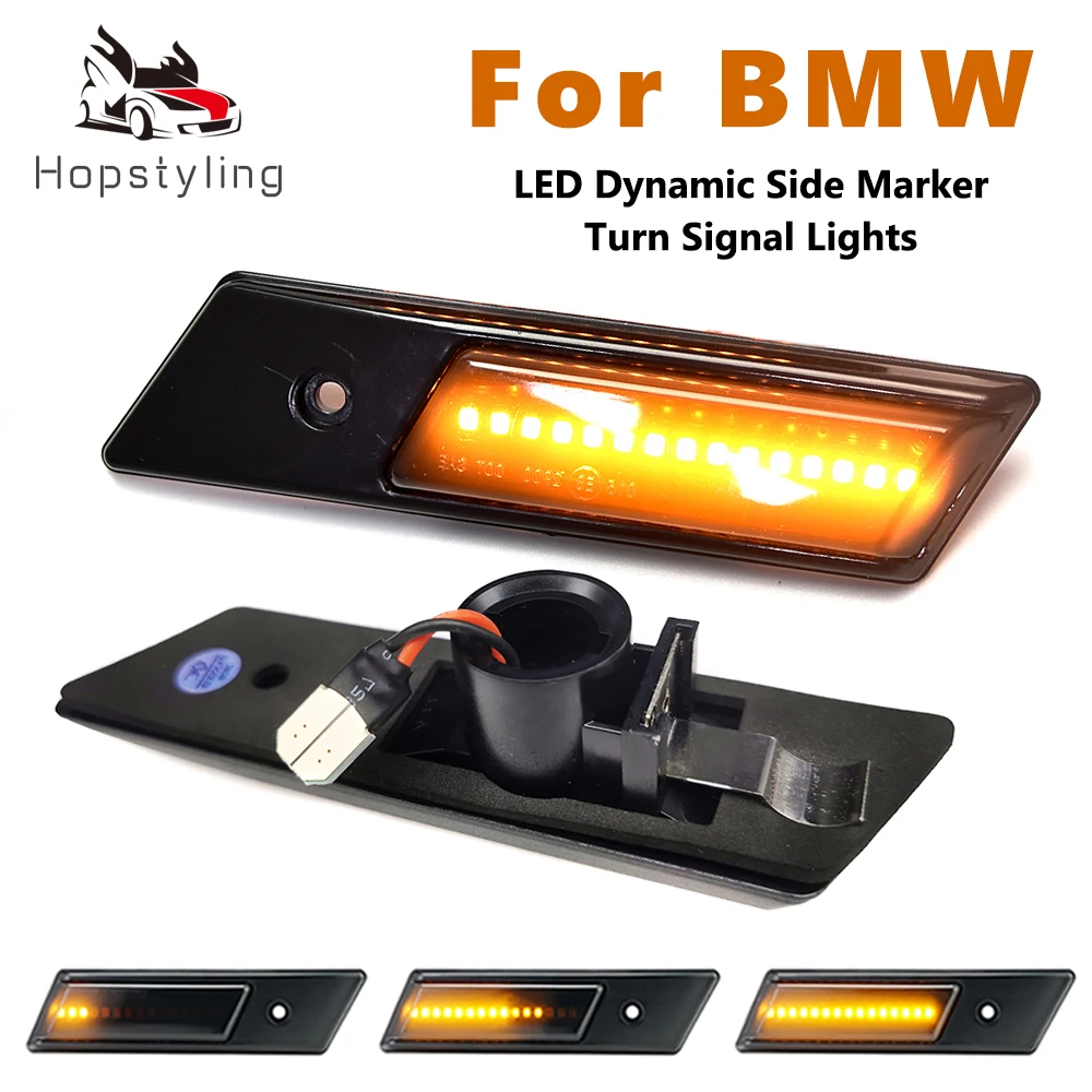 2PCS Dynamic Blinker Indicator Side Marker Turn Signal Light For BMW 3 5 6 7 Series E34 M5 E36 M3 E32 E24 E28 E30 LED Sequential
2PCS Dynamic Blinker Indicator Side Marker Turn Signal Light For BMW 3 5 6 7 Series E34 M5 E36 M3 E32 E24 E28 E30 LED Sequential