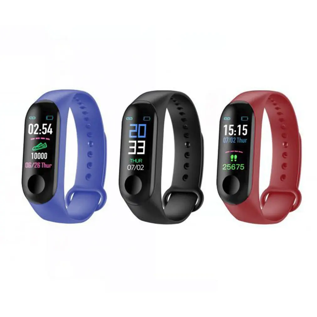 Running Pedometer M3 Plus Blood Pressure Monitor Heart Rate Fitness Tracker Smart Bracelet Counter Waterproof Pedometers
Running Pedometer M3 Plus Blood Pressure Monitor Heart Rate Fitness Tracker Smart Bracelet Counter Waterproof Pedometers