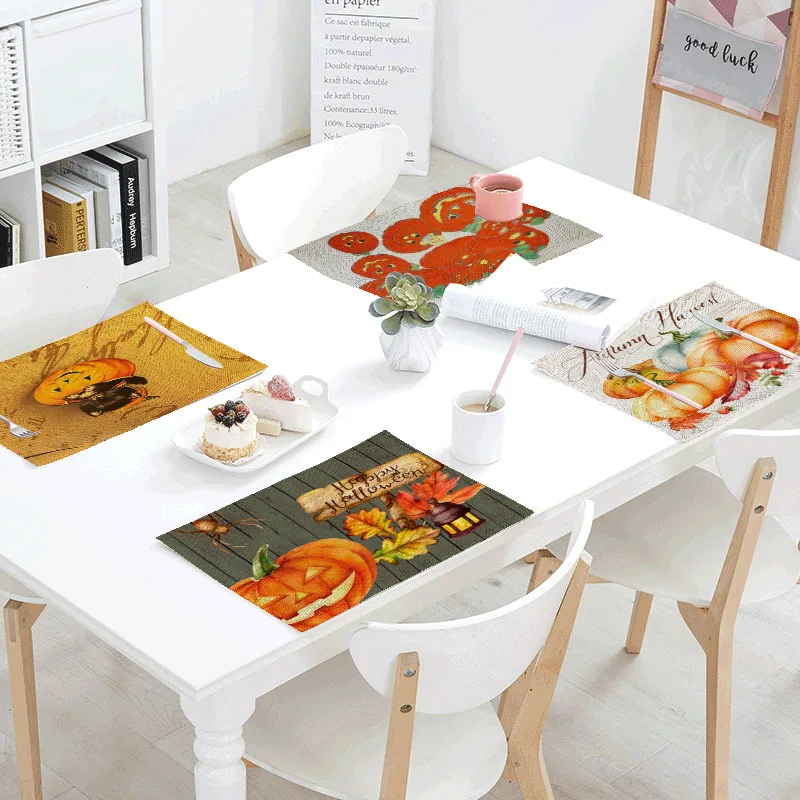 10pcs Linen Napkins Halloween Decoration Table Cloth Napkins Decorated Pumpkin Mat In The Kitchen Table Napkin Linen Placemats
10pcs Linen Napkins Halloween Decoration Table Cloth Napkins Decorated Pumpkin Mat In The Kitchen Table Napkin Linen Placemats