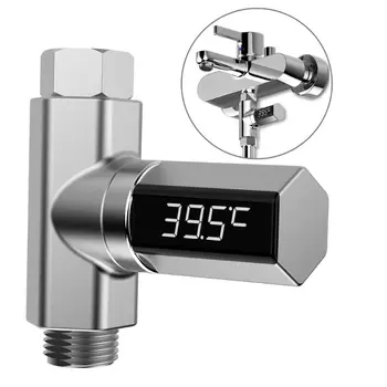 LED Display Water Flow Temperature Meter Monitor Electric Shower Thermometer 360 Dropshipping 63HF
LED Display Water Flow Temperature Meter Monitor Electric Shower Thermometer 360 Dropshipping 63HF