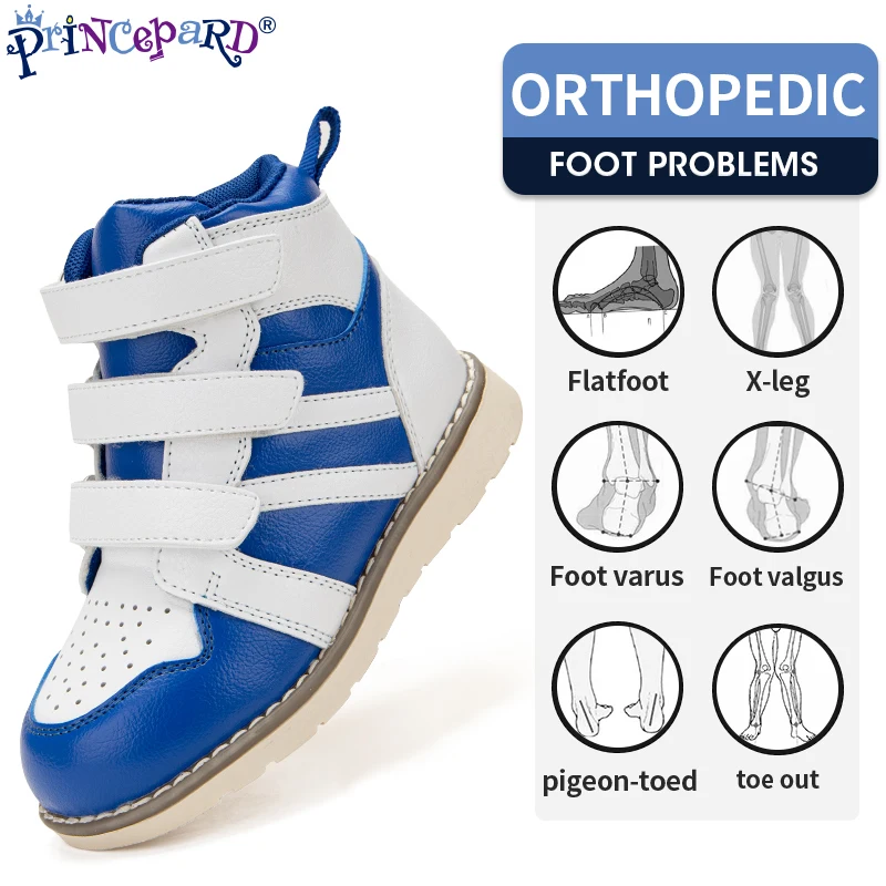 Princepard New Orthopedic Shoes for Children Sneakers with Arch Support Insole High Back O/X Leg Flatfoot Feet Correction Care
Princepard New Orthopedic Shoes for Children Sneakers with Arch Support Insole High Back O/X Leg Flatfoot Feet Correction Care