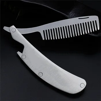 Hair Comb New Men Dedicated Stainless Steel Folding Comb Set Mini Pocket Comb Beard Care Tool Convenient And Use Hair Brush
Hair Comb New Men Dedicated Stainless Steel Folding Comb Set Mini Pocket Comb Beard Care Tool Convenient And Use Hair Brush