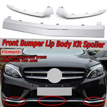new Chrome/Black Car Front Lower Bumper Lip Splitter Chrome Molding Cover Trim For Mercedes For Benz W205 C300 C400 C63 For AMG
new Chrome/Black Car Front Lower Bumper Lip Splitter Chrome Molding Cover Trim For Mercedes For Benz W205 C300 C400 C63 For AMG